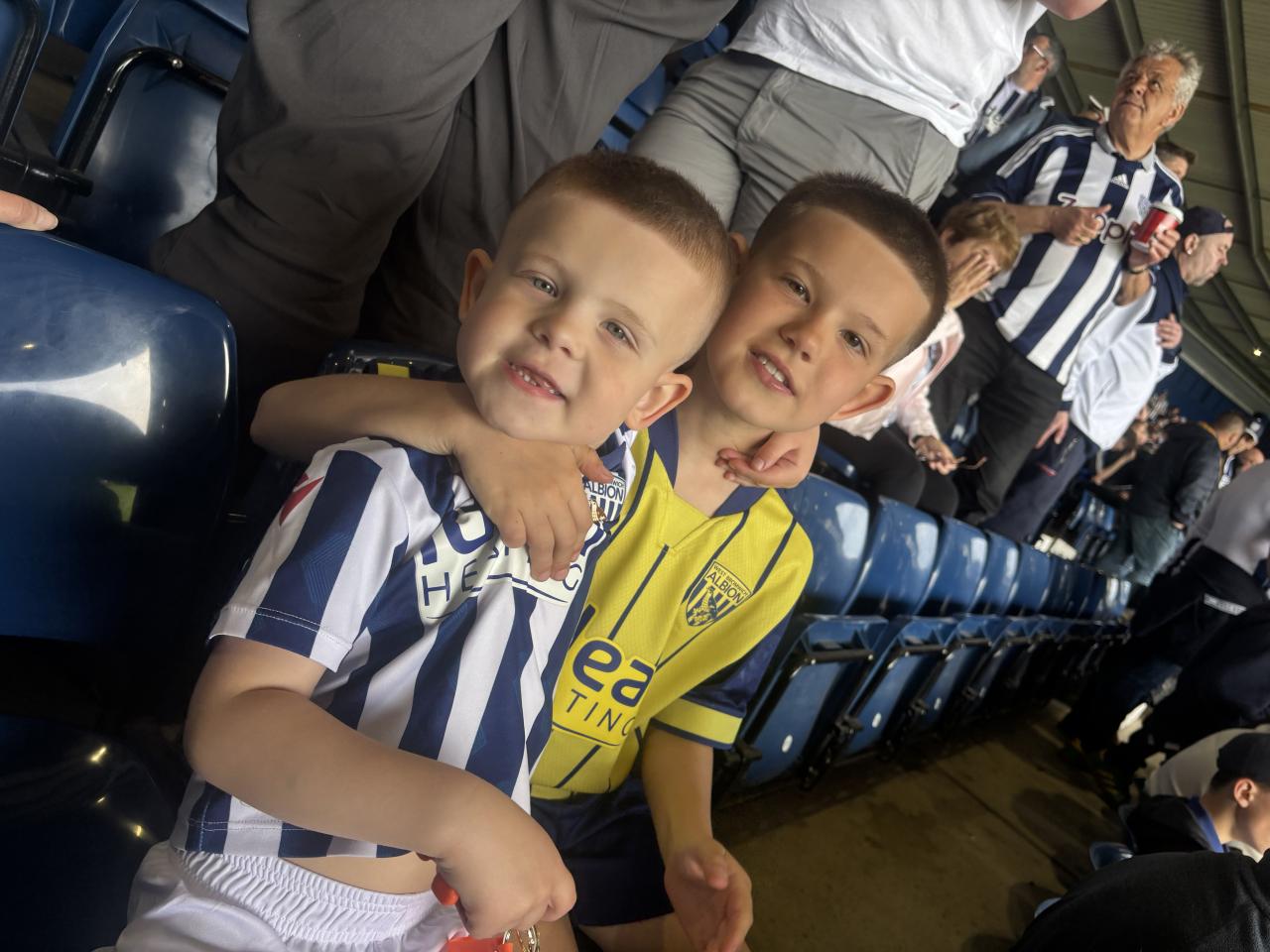 West Bromwich Albion fan photos at The Hawthorns for 125th anniversary