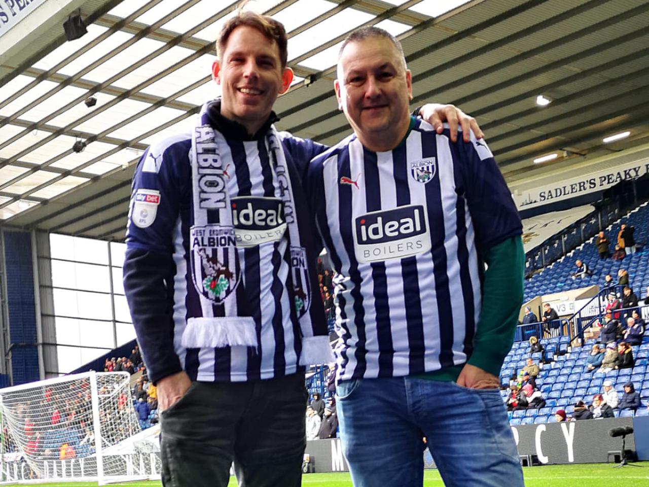 West Bromwich Albion fan photos at The Hawthorns for 125th anniversary