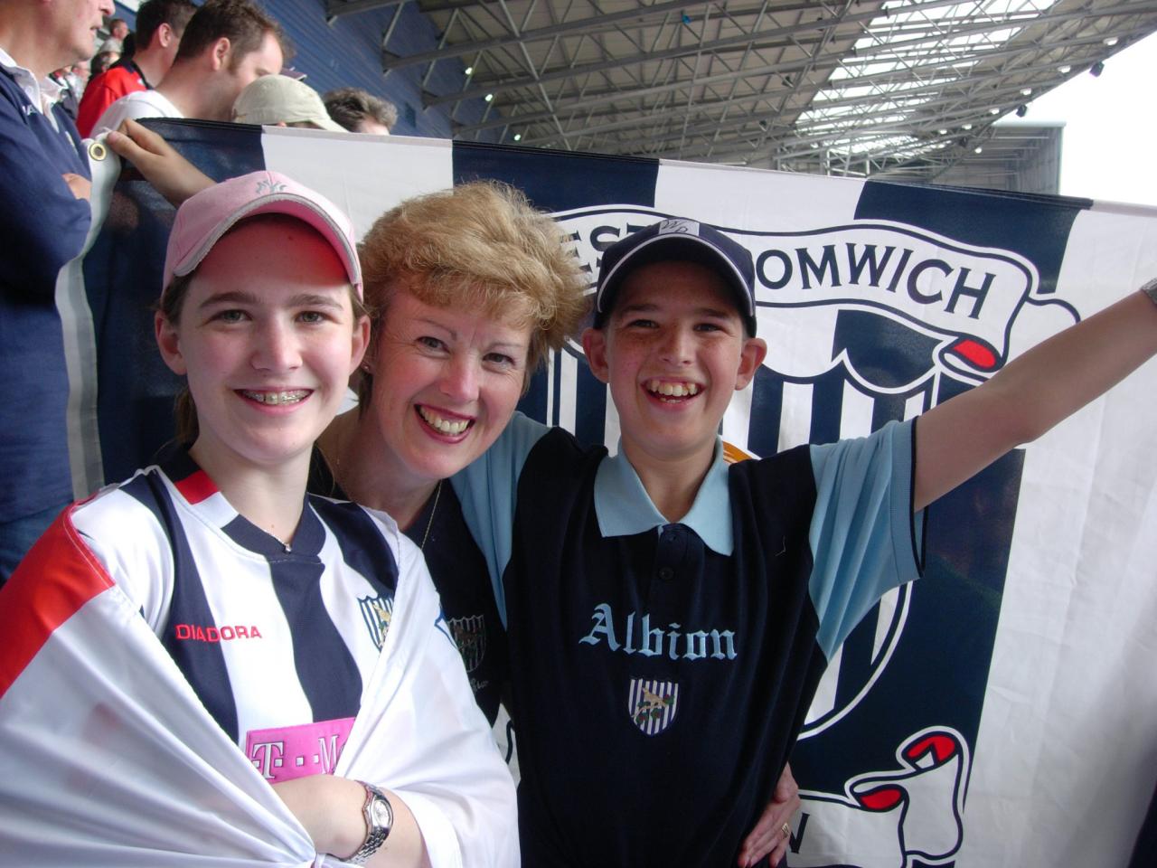 West Bromwich Albion fan photos at The Hawthorns for 125th anniversary