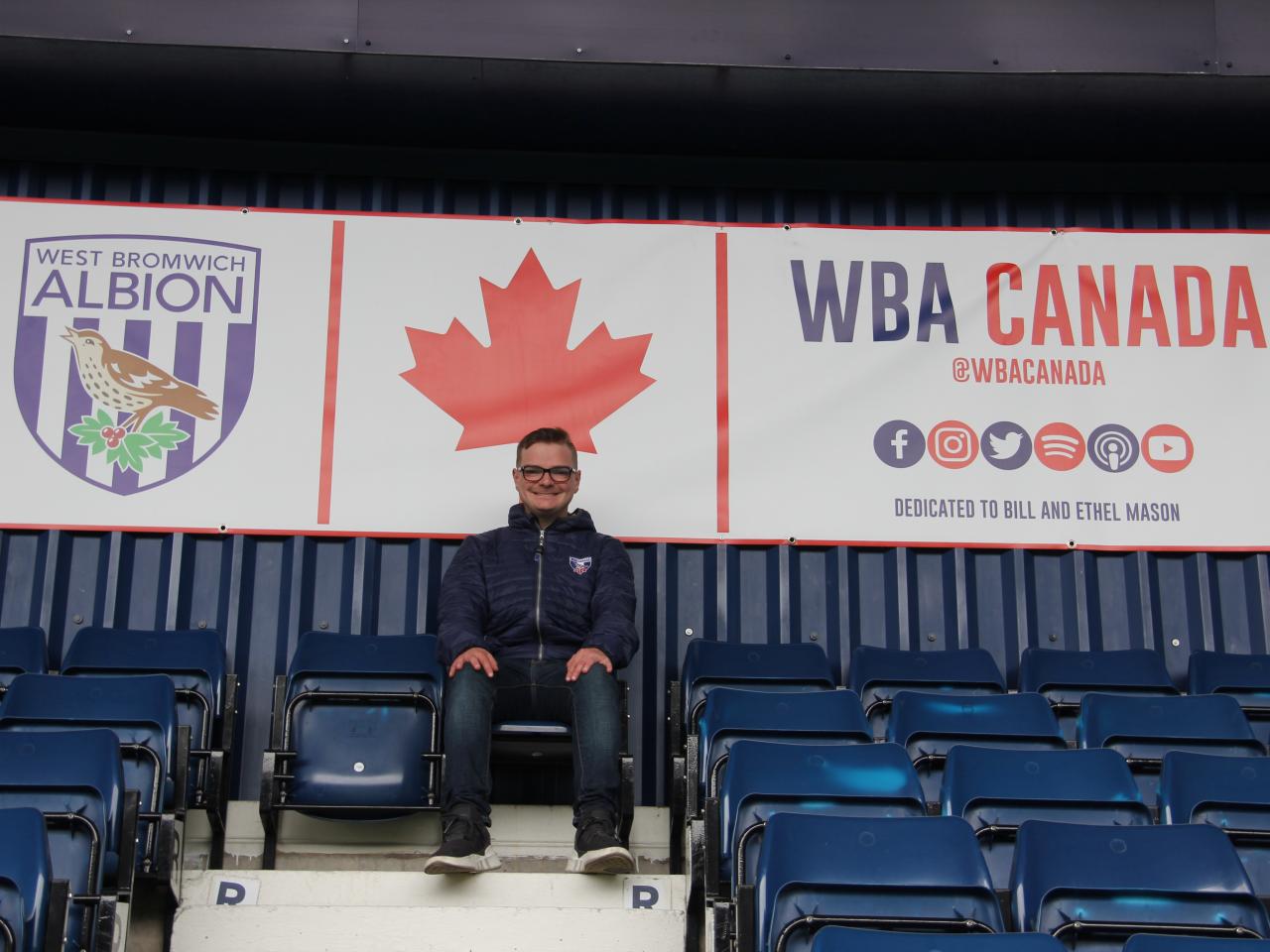 West Bromwich Albion fan photos at The Hawthorns for 125th anniversary