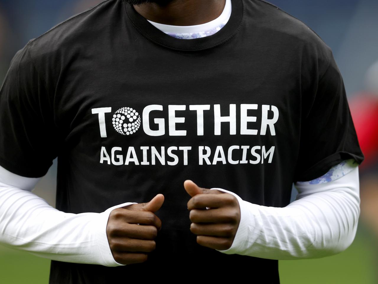 A Together against Racism t-shirt 