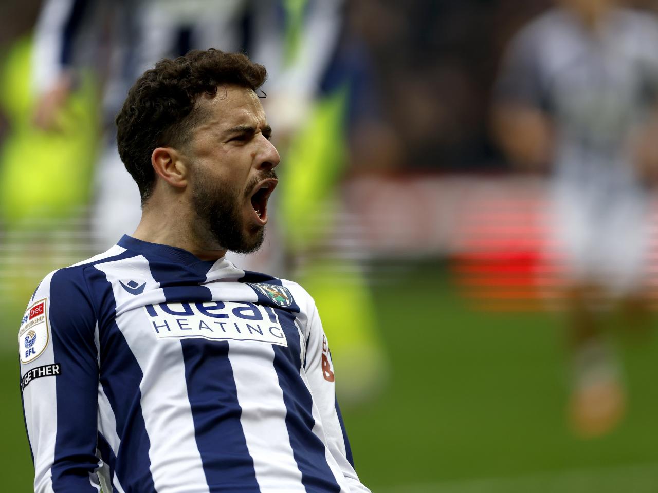 Mikey Johnston celebrates scoring against PNE