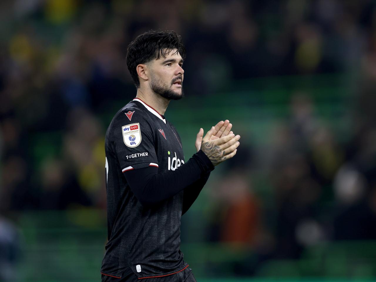 Alex Mowatt applauds WBA fans after beating Norwich