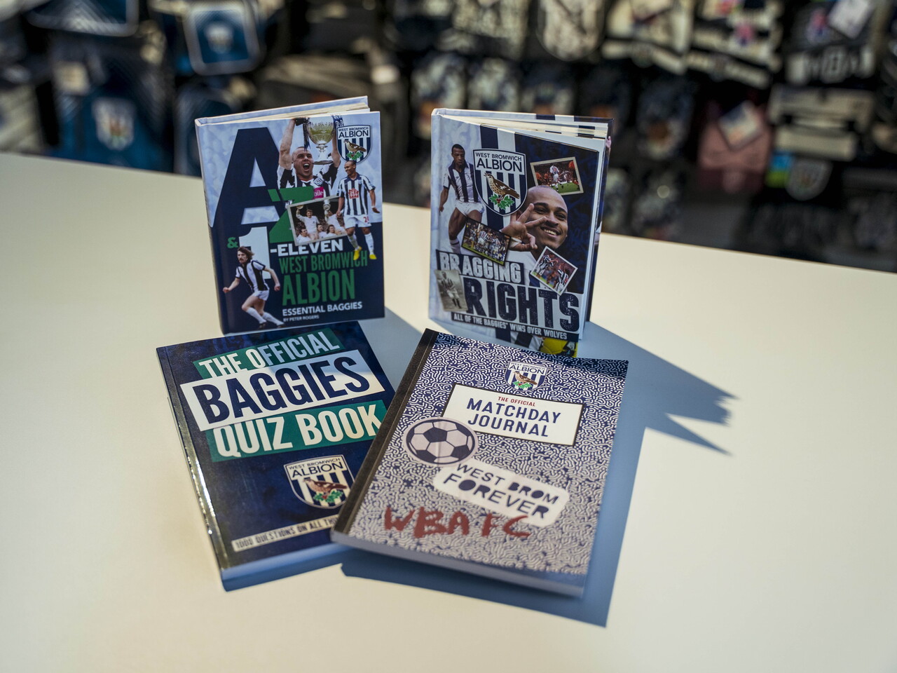 A general photo of the Albion Alcove club shop in West Bromwich