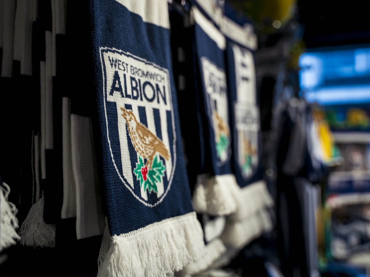 A general photo of the Albion Alcove club shop in West Bromwich