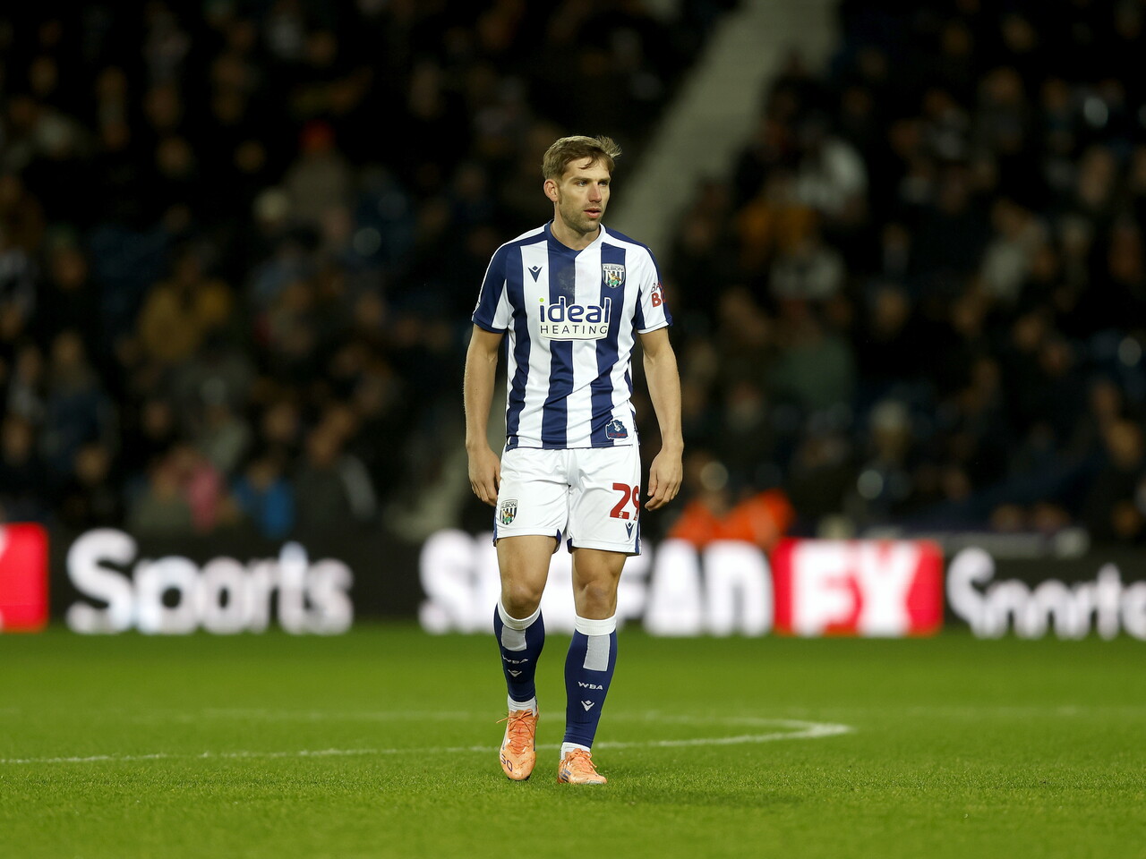 Charlie Taylor in action against QPR 