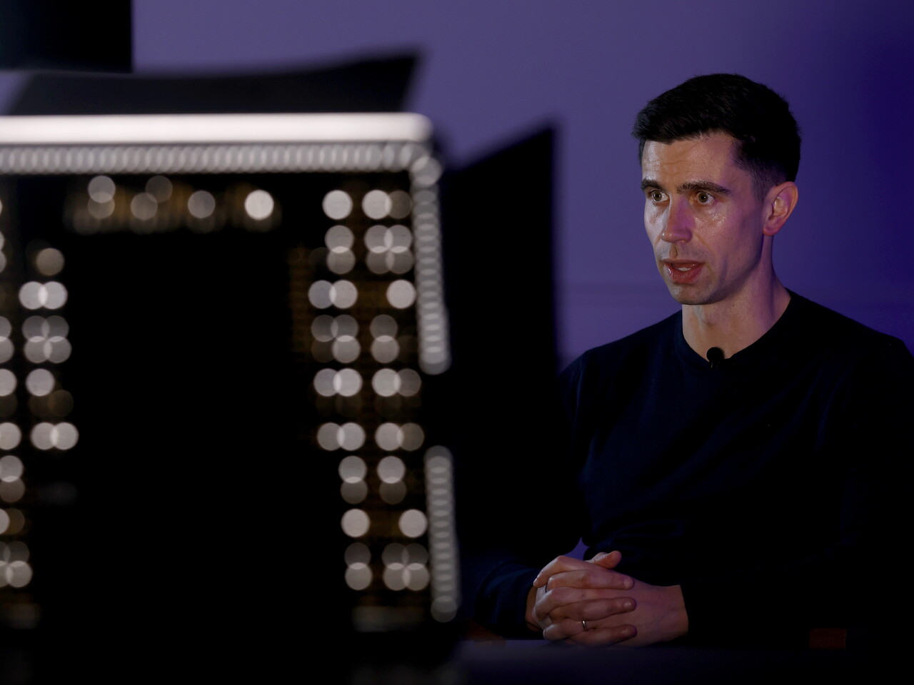 Eric Ramsay being interviewed by WBA TV