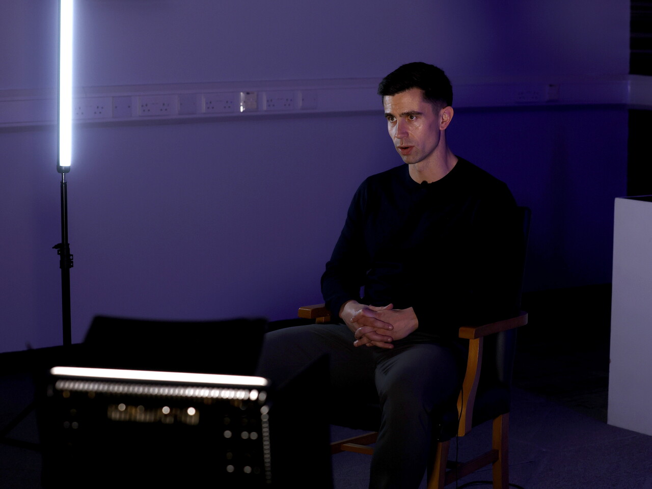 Eric Ramsay being interviewed by WBA TV