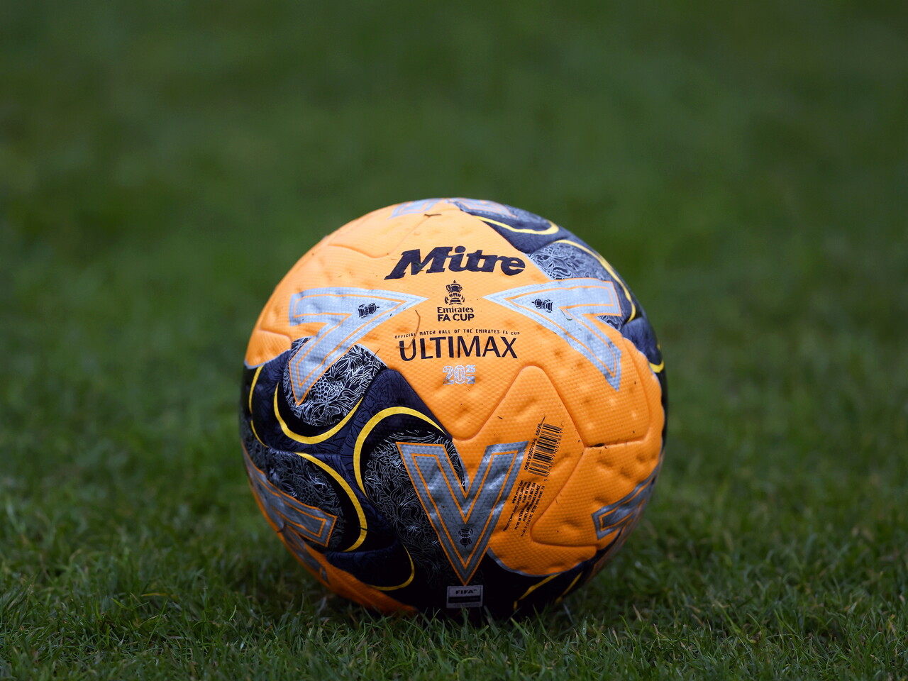 A image of an Emirates FA Cup football