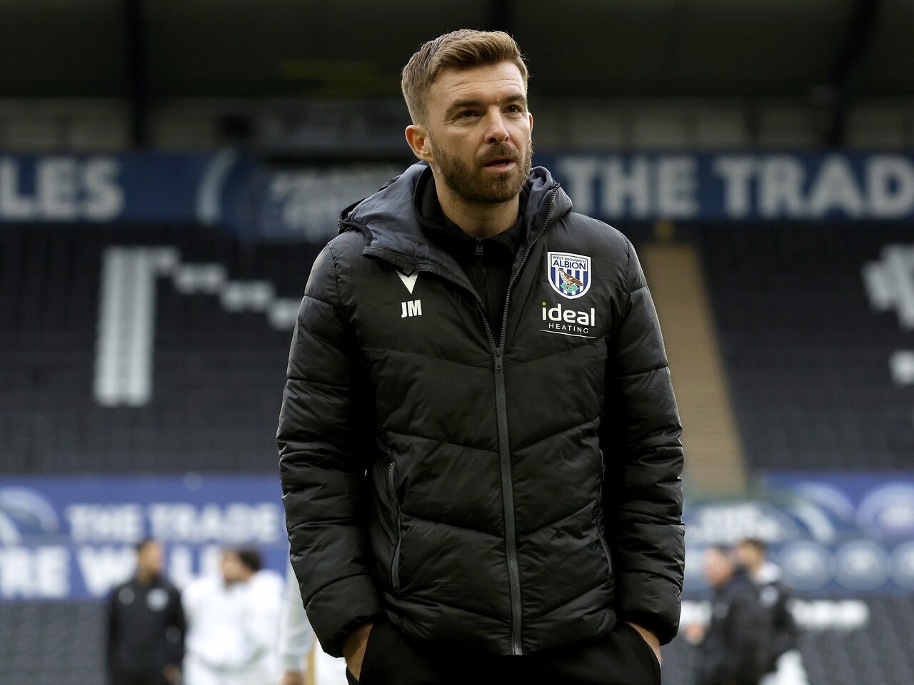 James Morrison arriving at the Swansea.com Stadium.