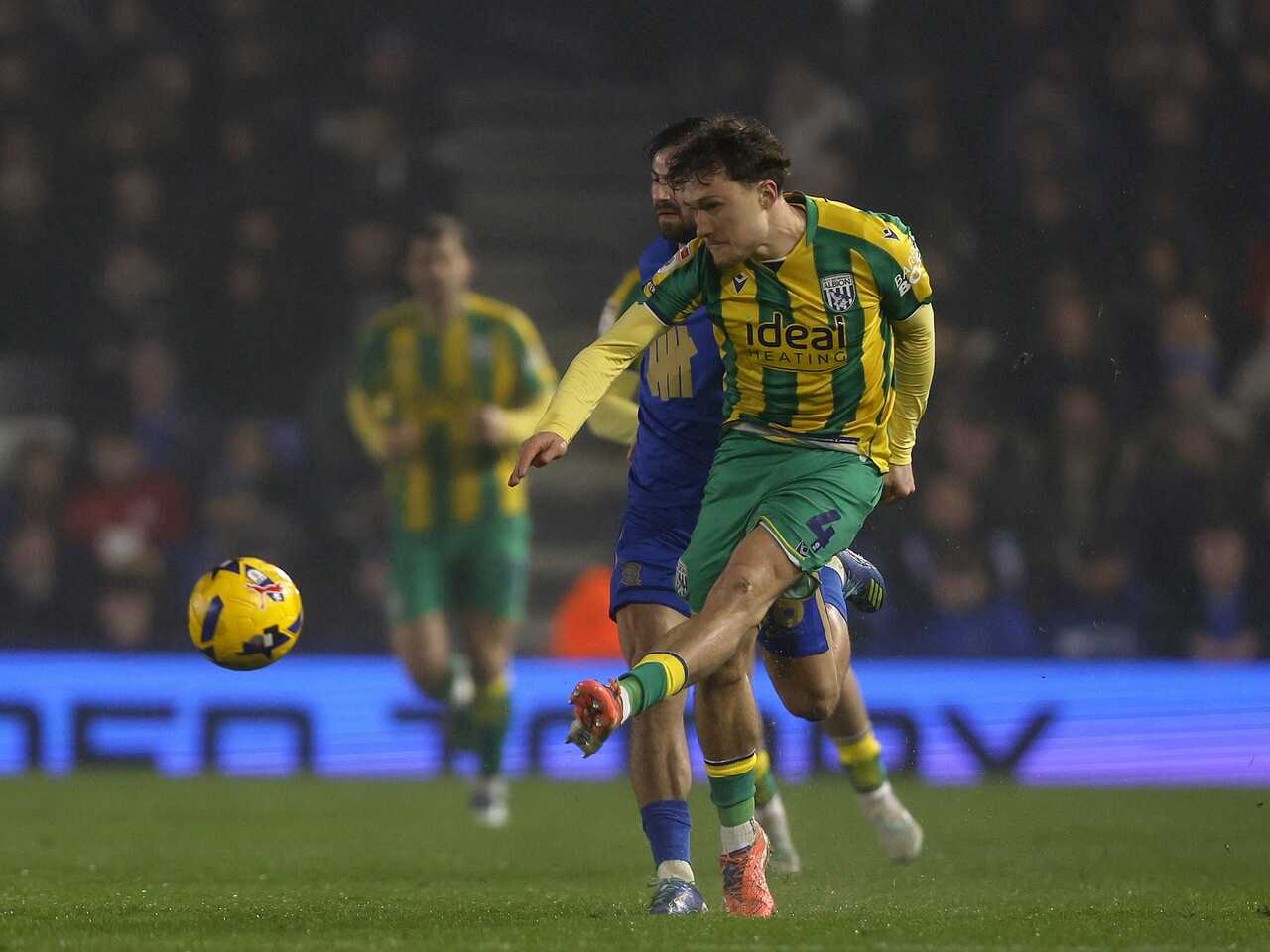Callum Styles on the ball at Birmingham City 