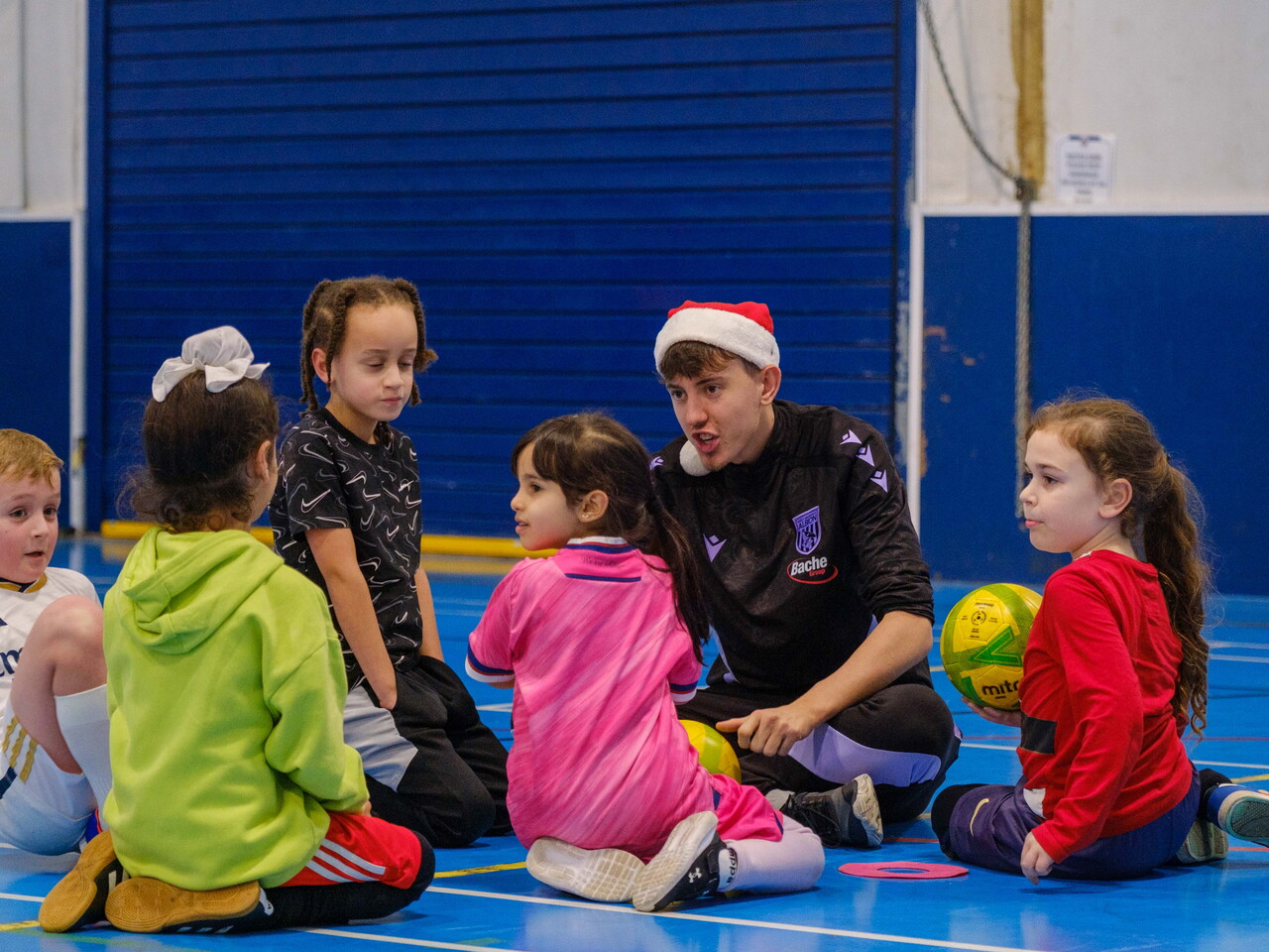 USW student at Pre-Academy Christmas session