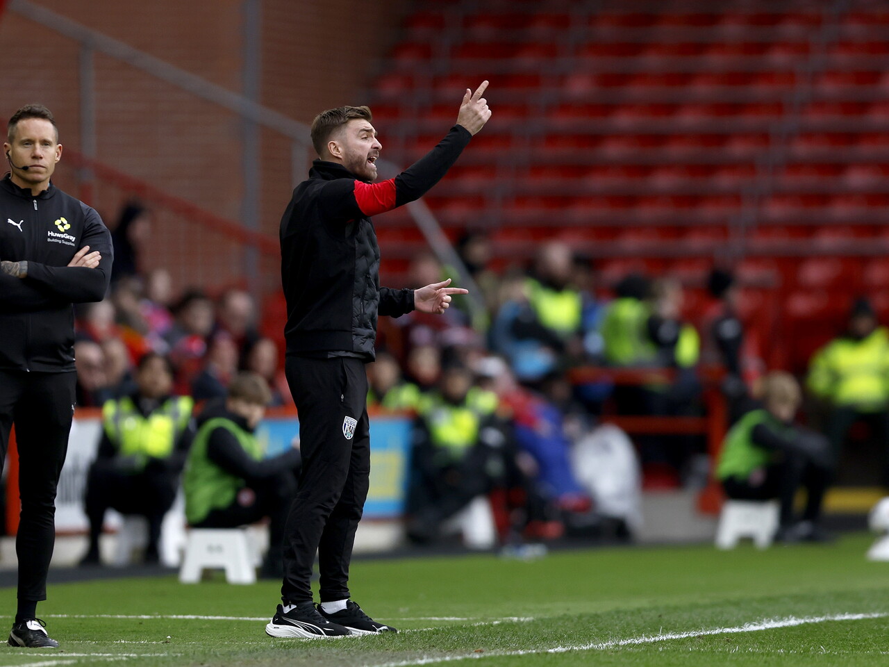 James Morrison on the side of the pitch against Sheffield United 