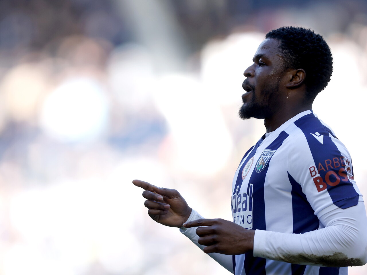 Josh Maja celebrates scoring against Hull