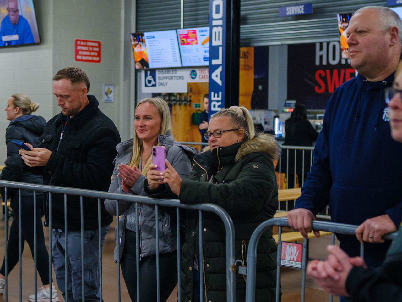 Spectators watching the Junior knockout stage
