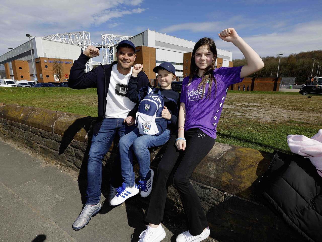 Albion fans at Blackburn