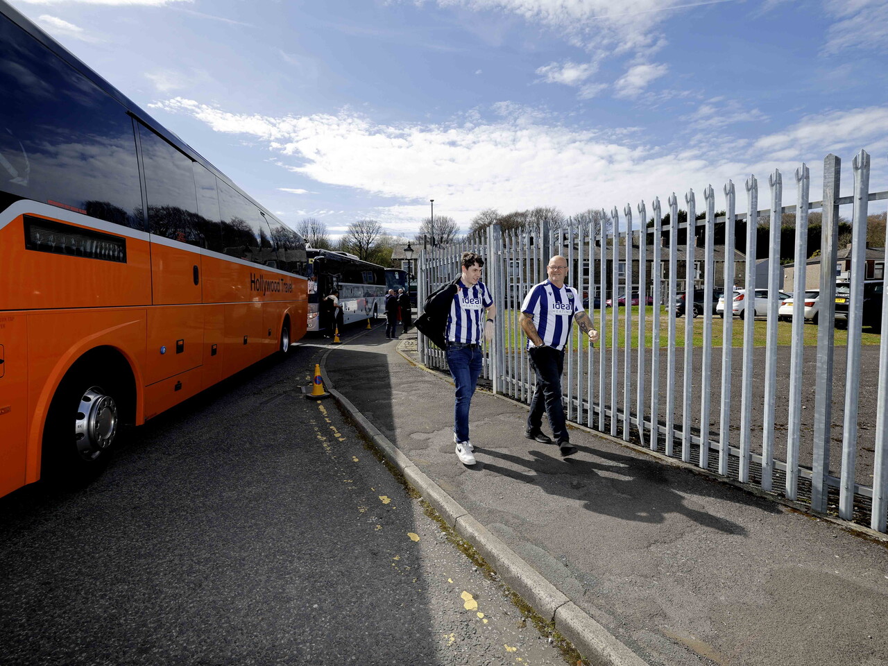 Albion fans at Blackburn