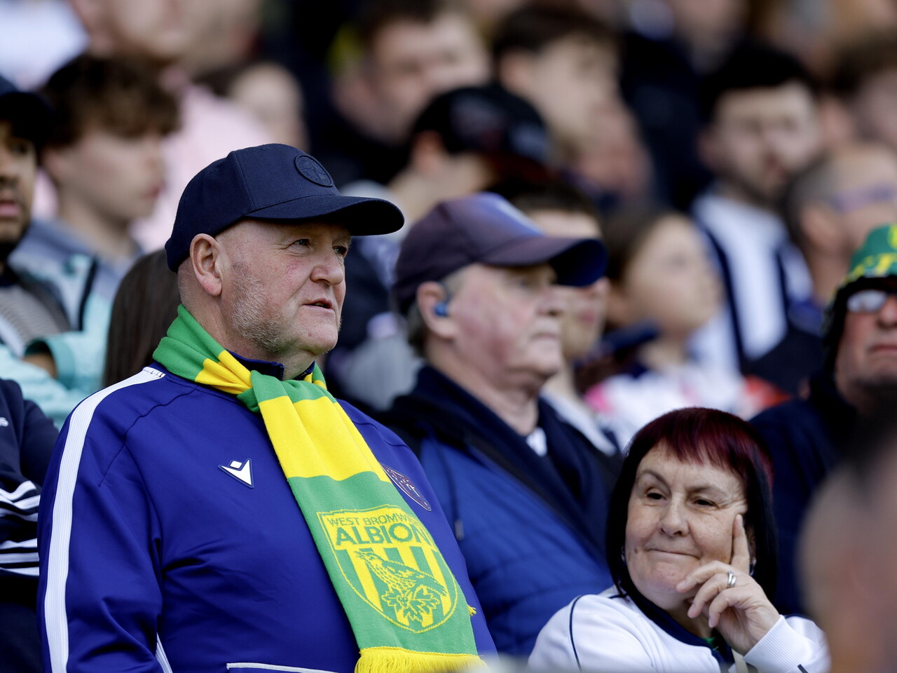 Albion fans at Blackburn