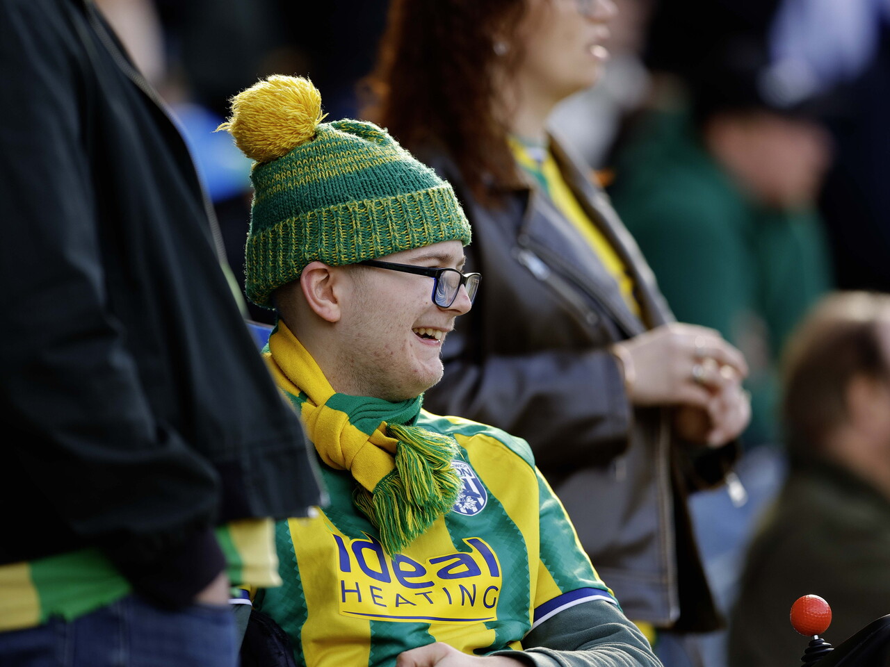 Albion fans at Blackburn