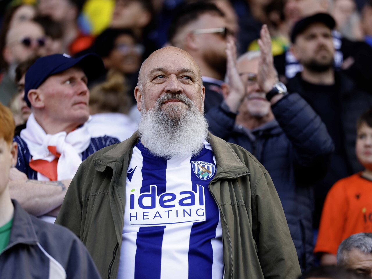 Albion fans at Blackburn