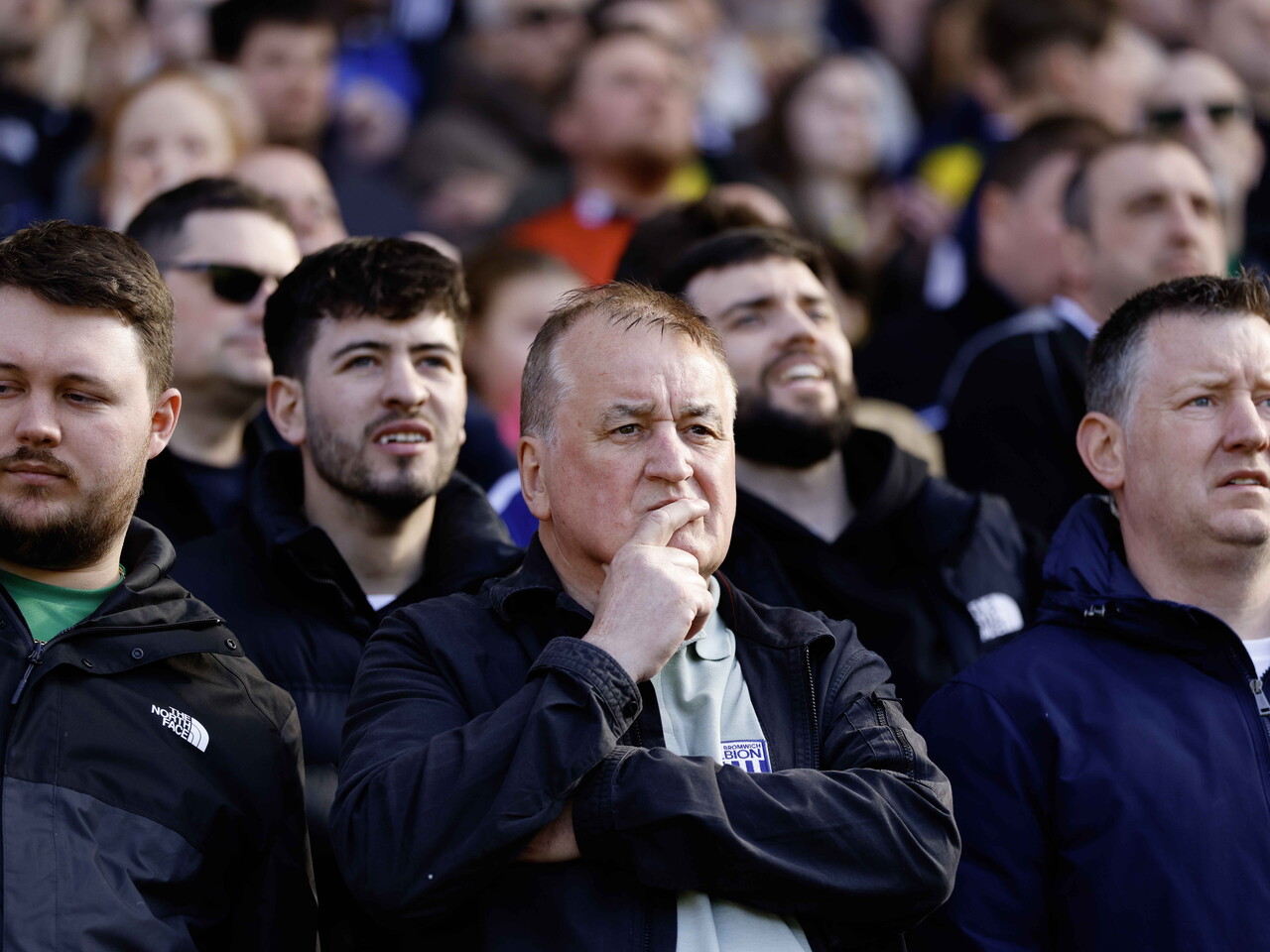 Albion fans at Blackburn