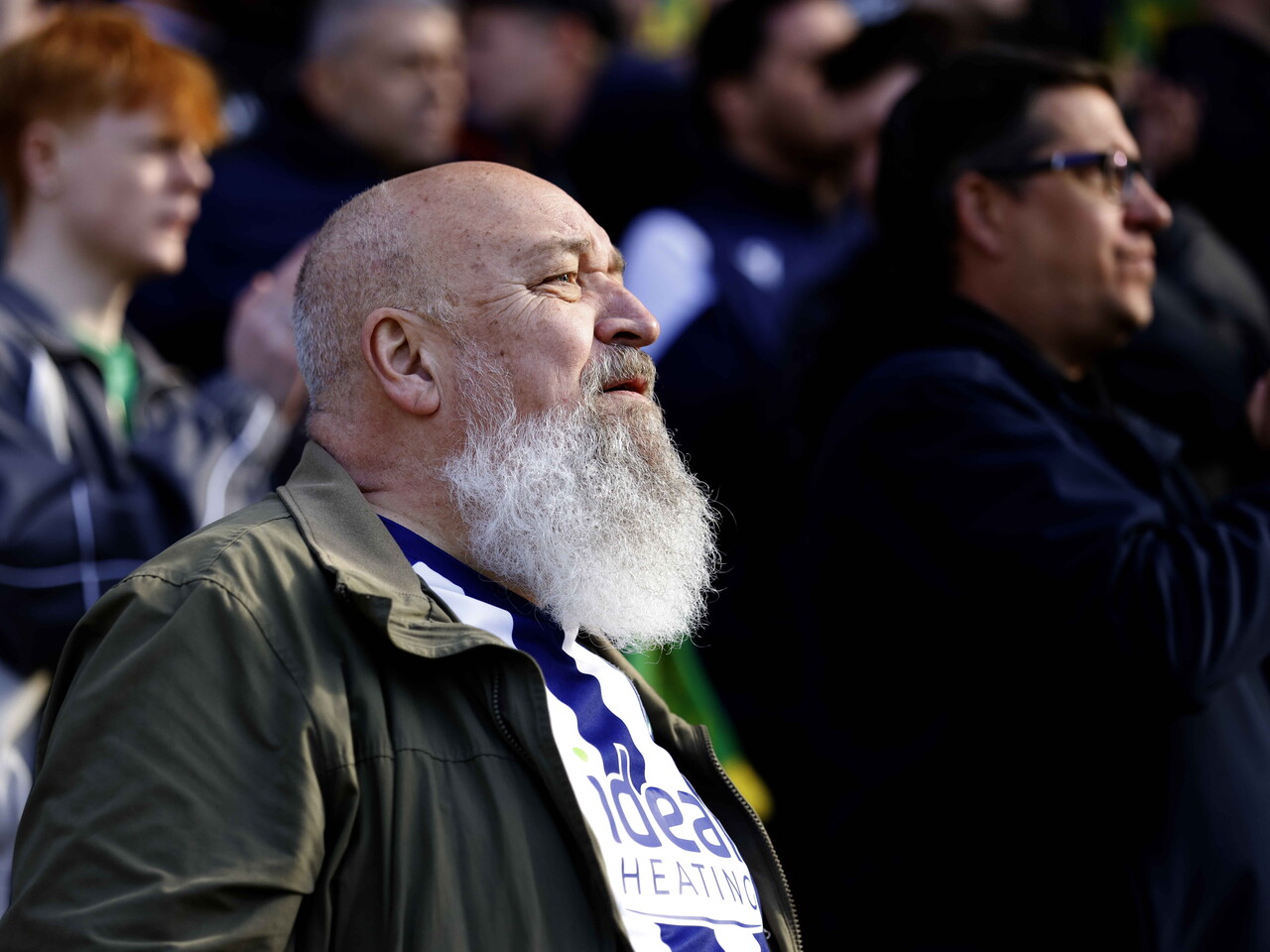 Albion fans at Blackburn