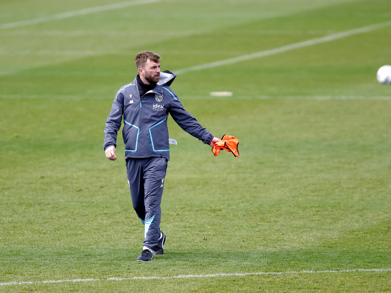 James Morrison out on the training pitch