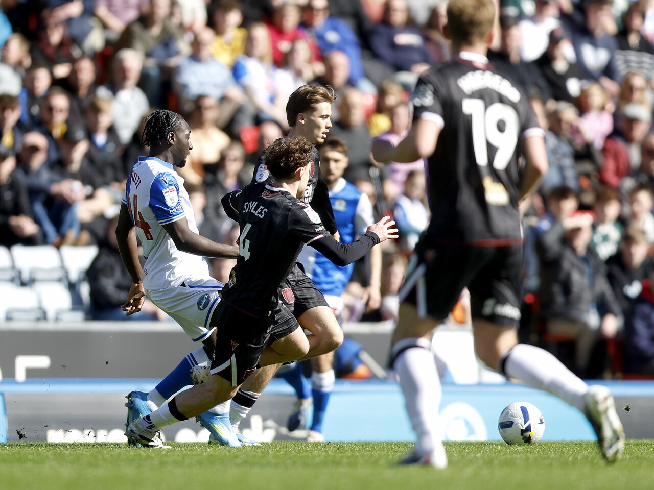 Callum Styles against Blackburn