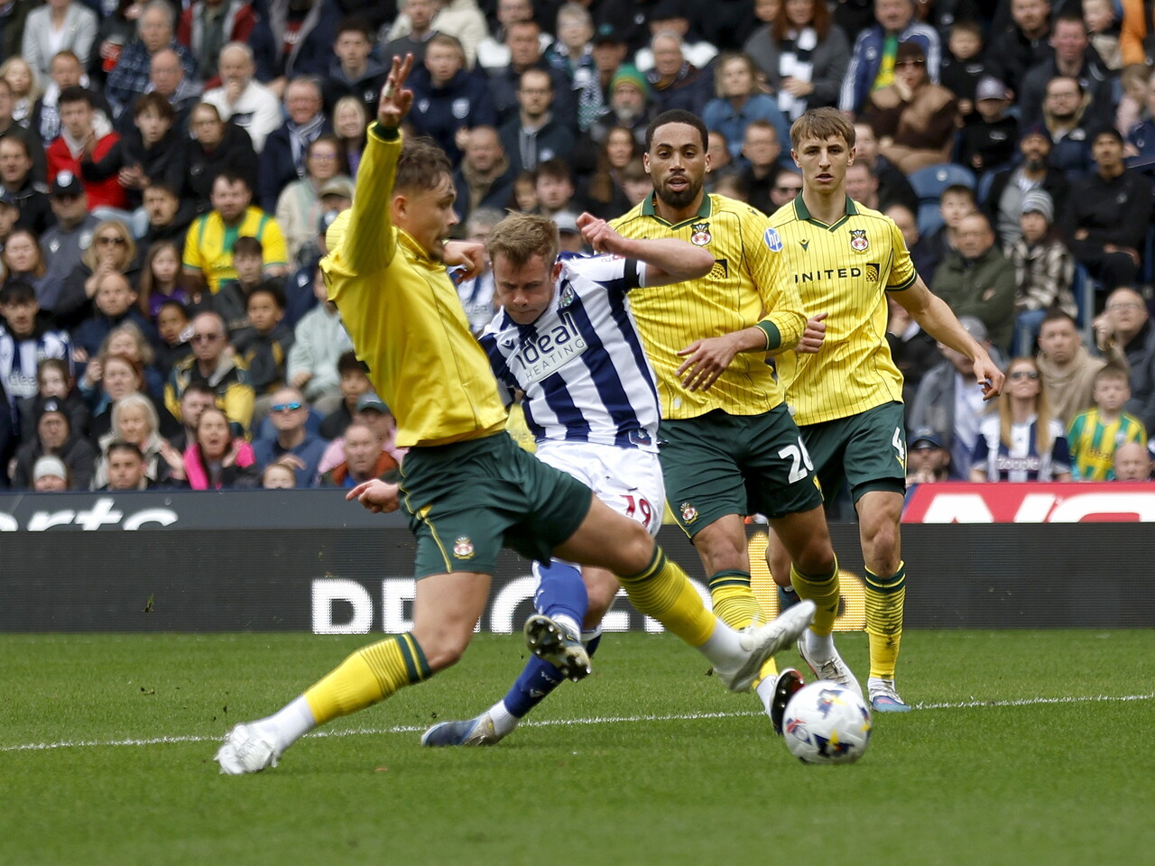 Aune Heggebo against Wrexham