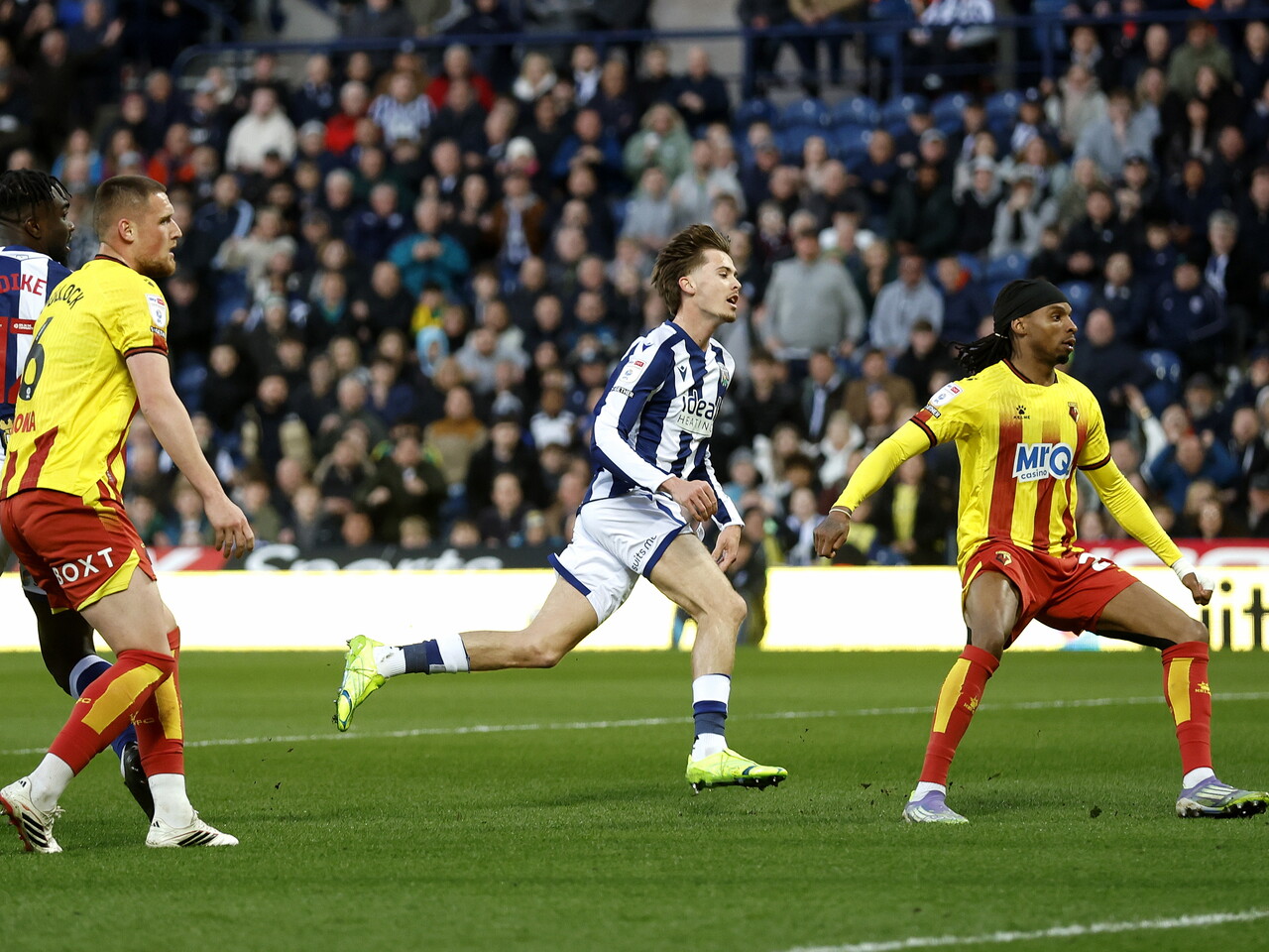 Isaac Price scores against Watford