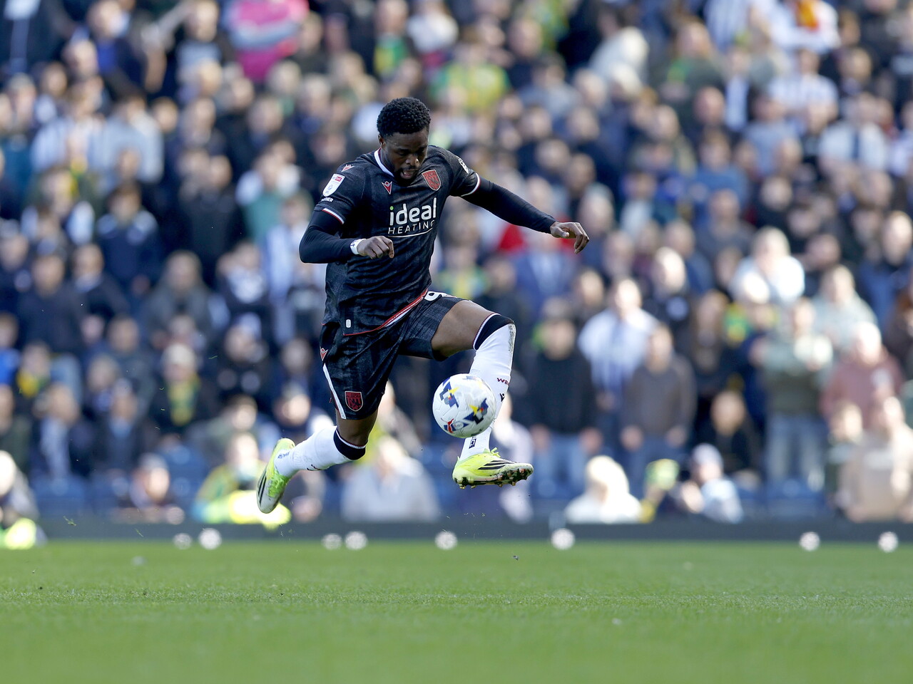 Josh Maja against Blackburn