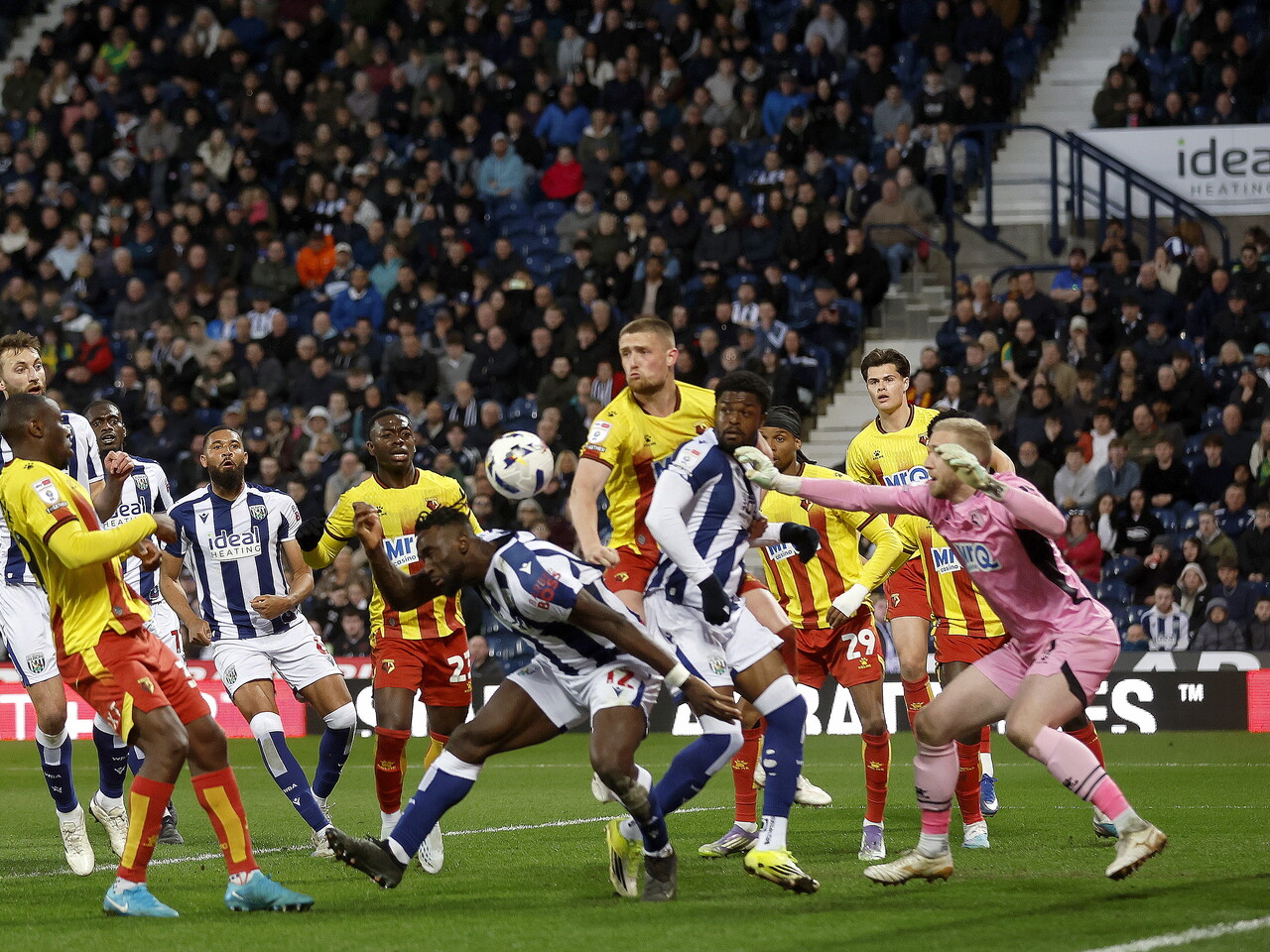 Daryl Dike scores against Watford