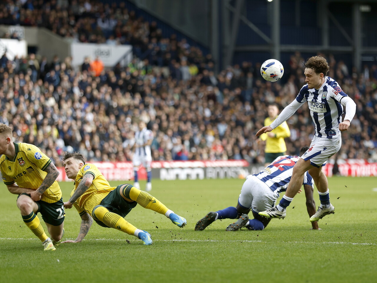 Callum Styles against Wrexham