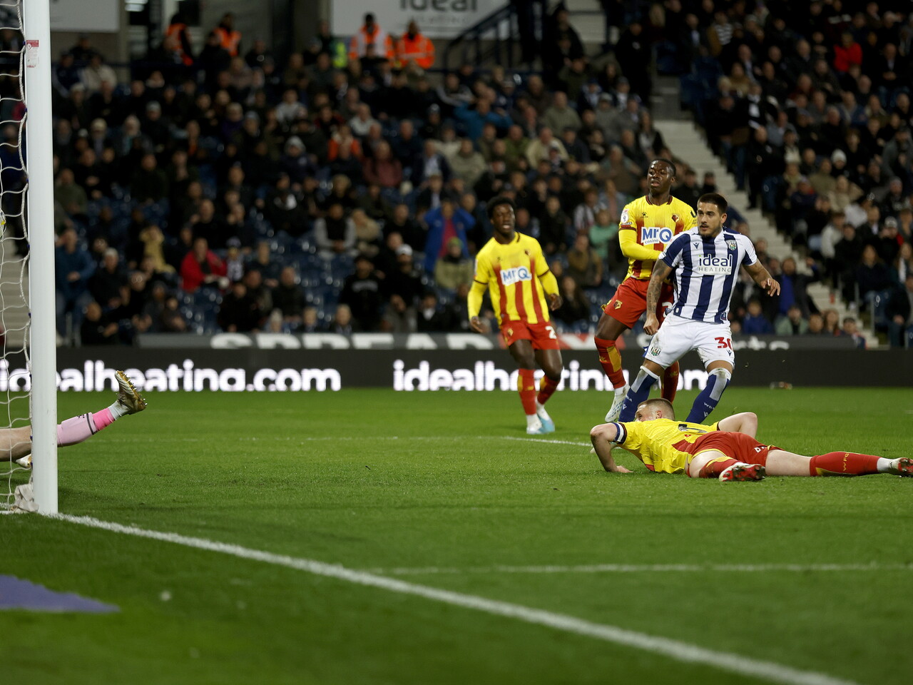 Danny Imray scores against Watford