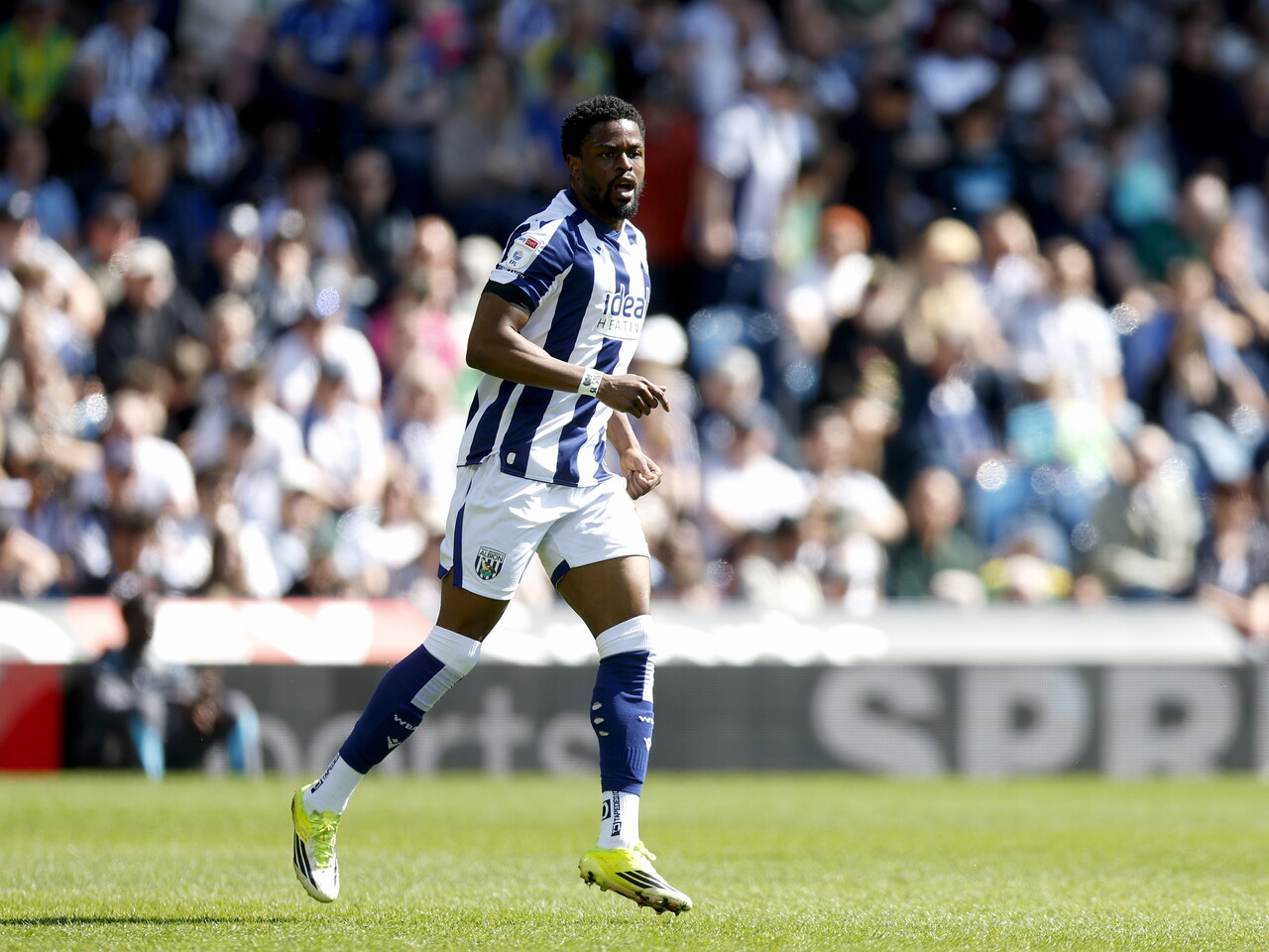 Josh Maja in action against Ipswich 