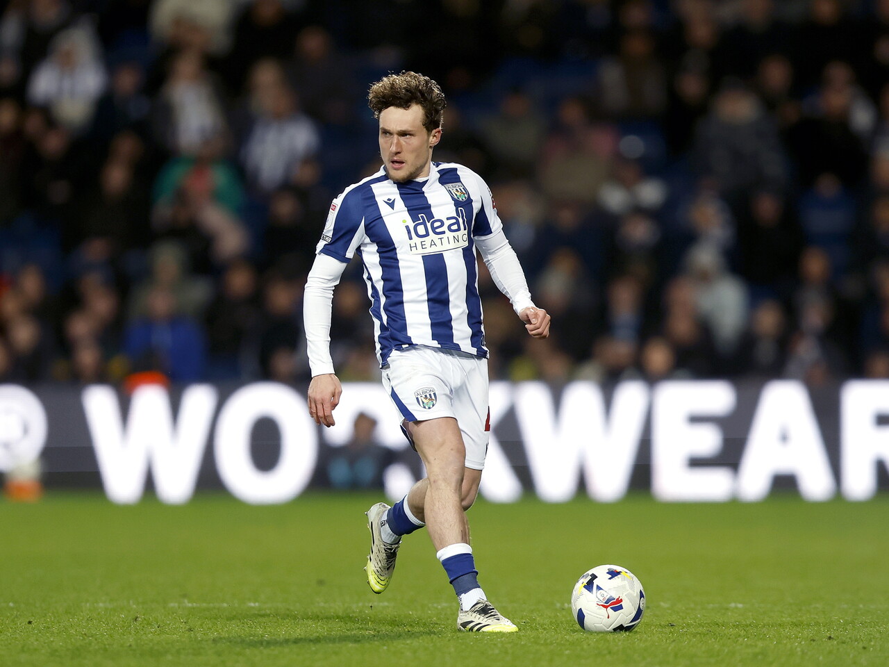 Callum Styles on the ball against Watford