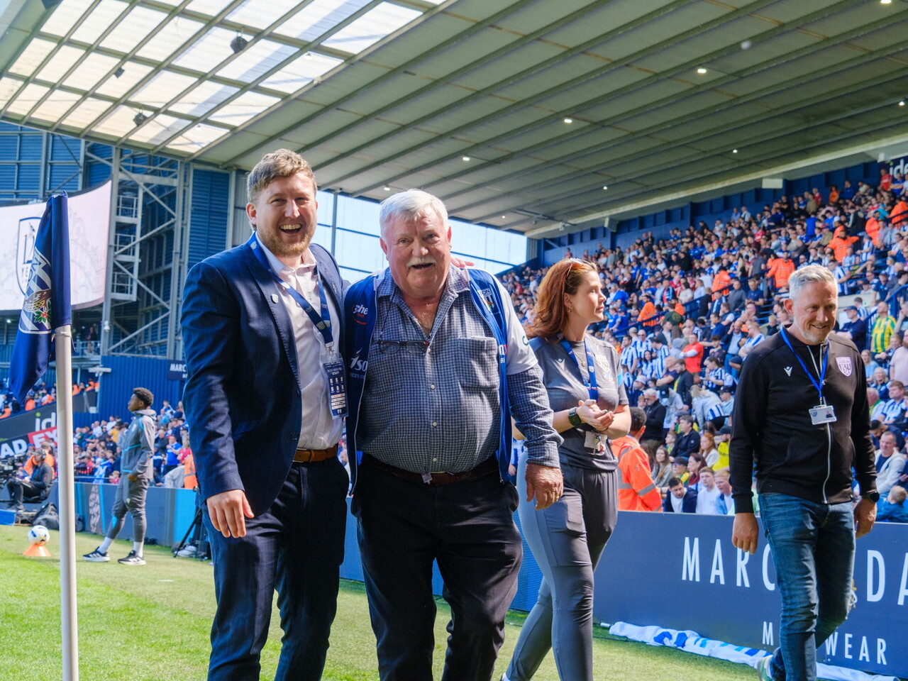 Jon Ward and Con Cunningham walking pitied