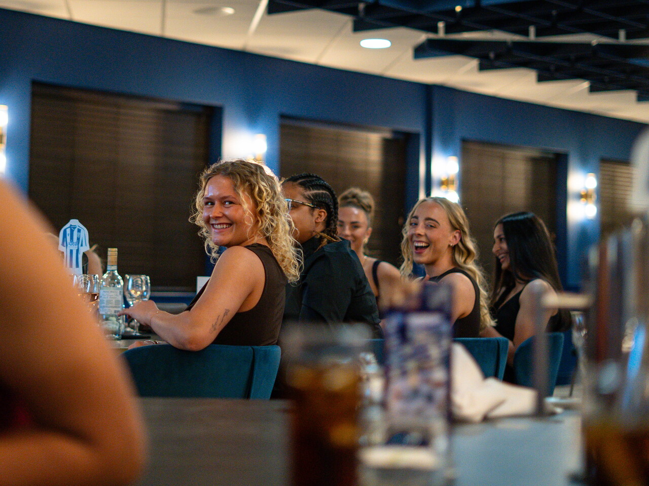 Albion Women enjoying their 25/26 awards night.
