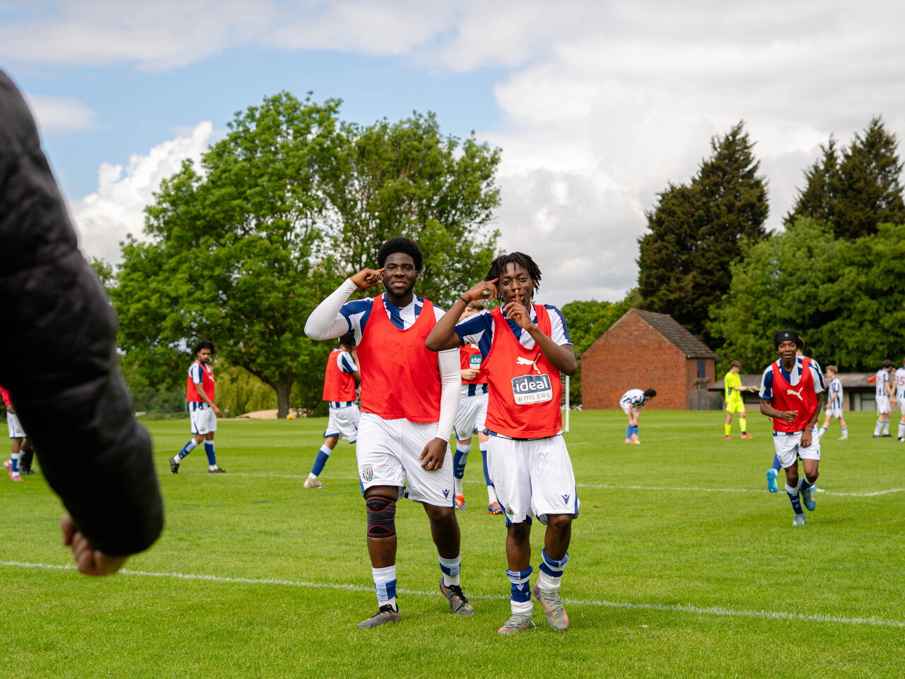 Players celebrating