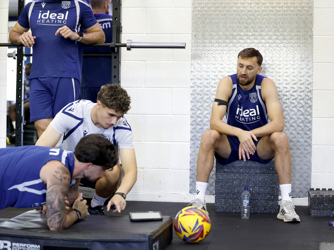 Nat Phillips in the gym.