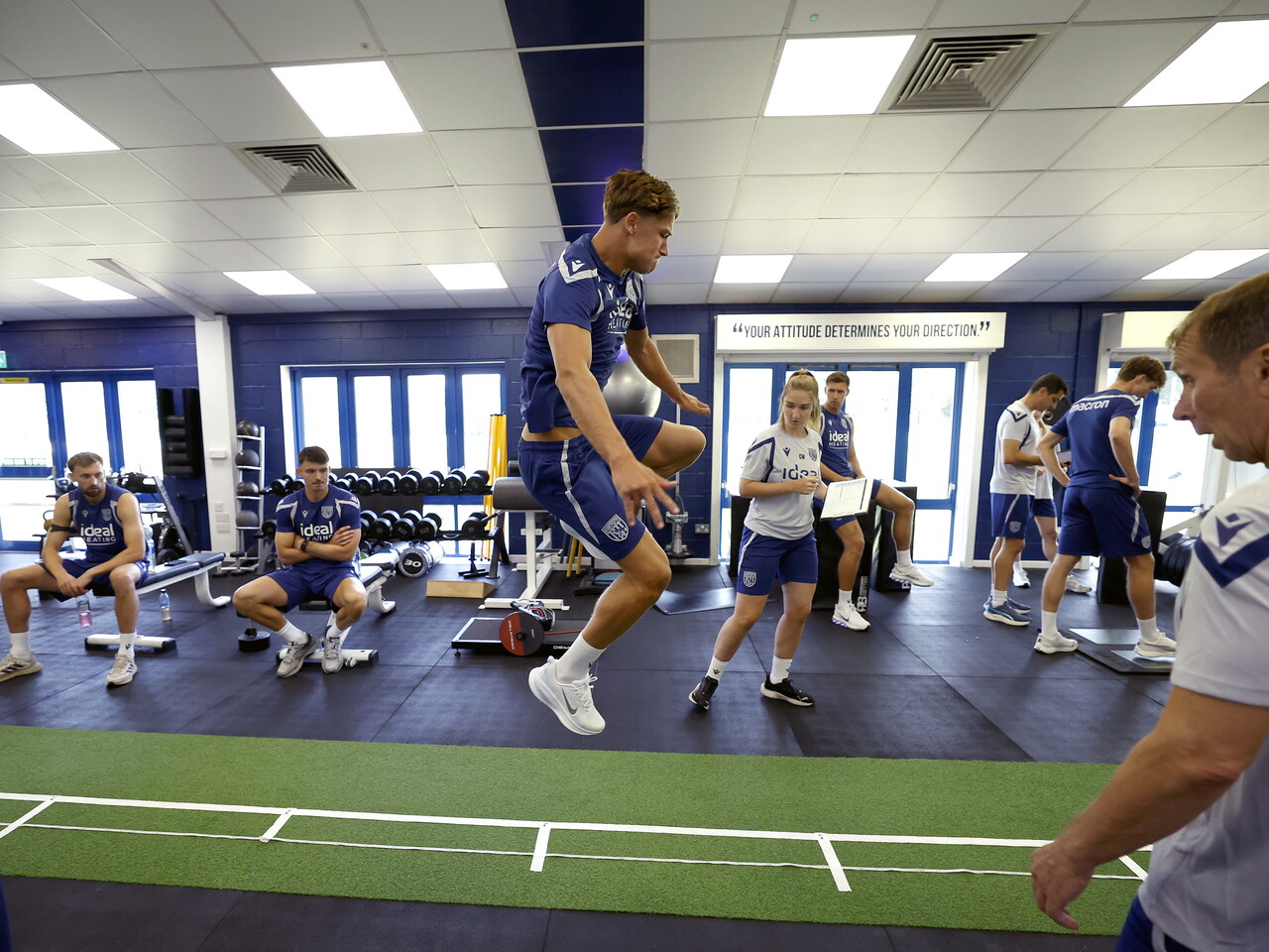 Cole Deeming in the gym.