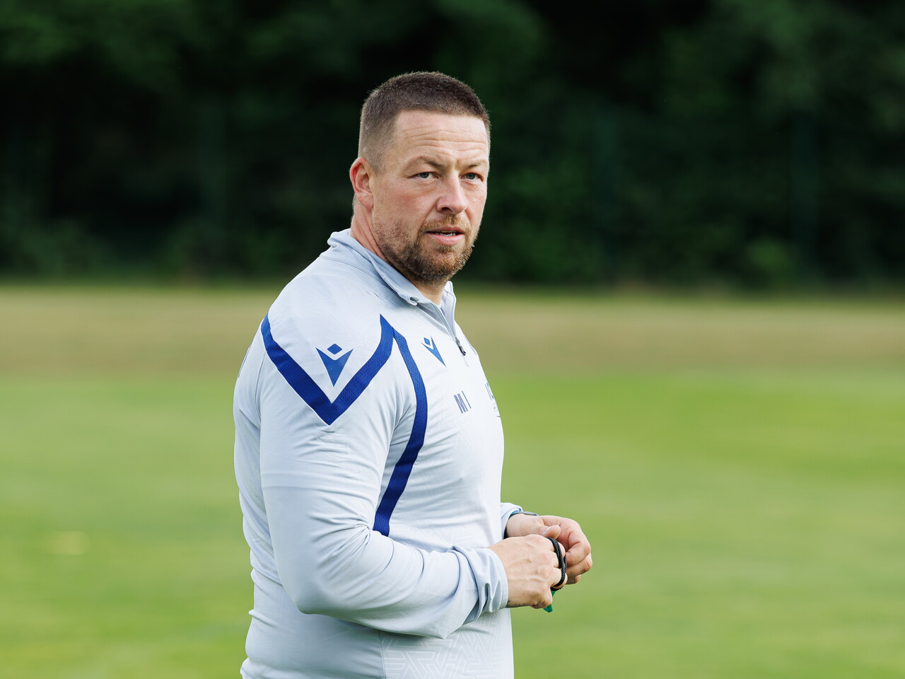 Martyn Irvine during a training session