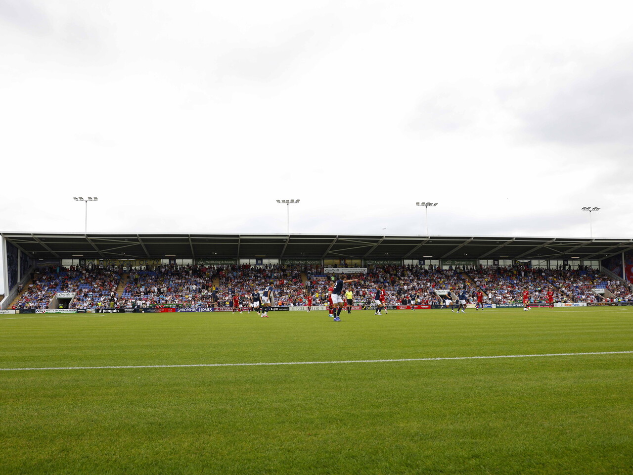 Over 3000 Albion fans at Shrewsbury.