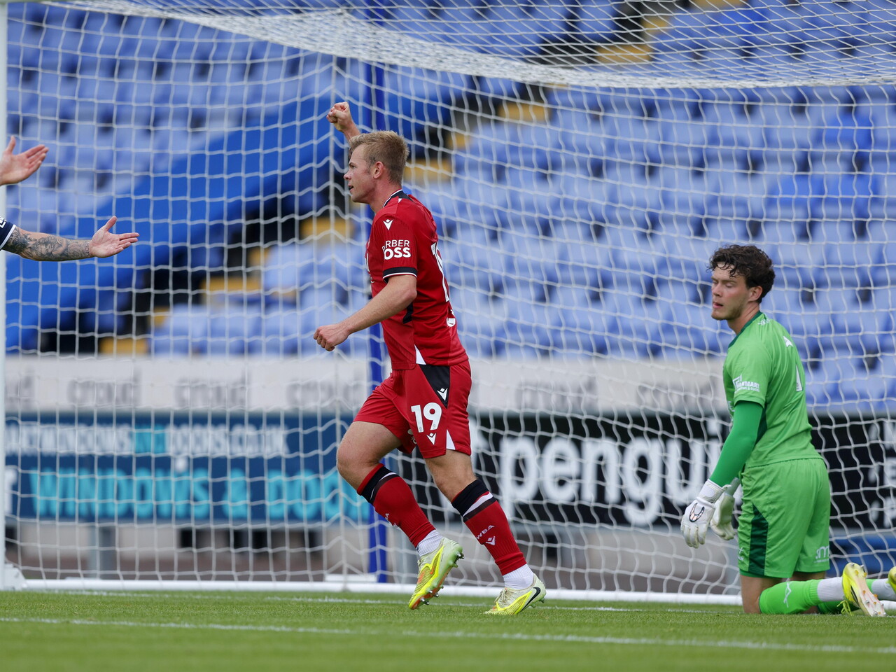 Aune Heggebo scores against Shrewsbury