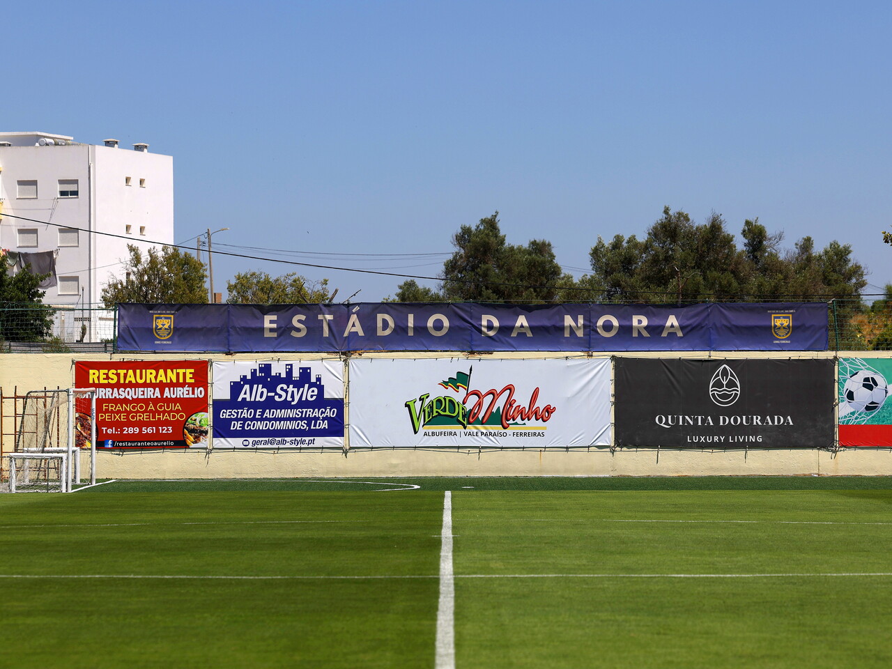 A general view of Estadio da Nora