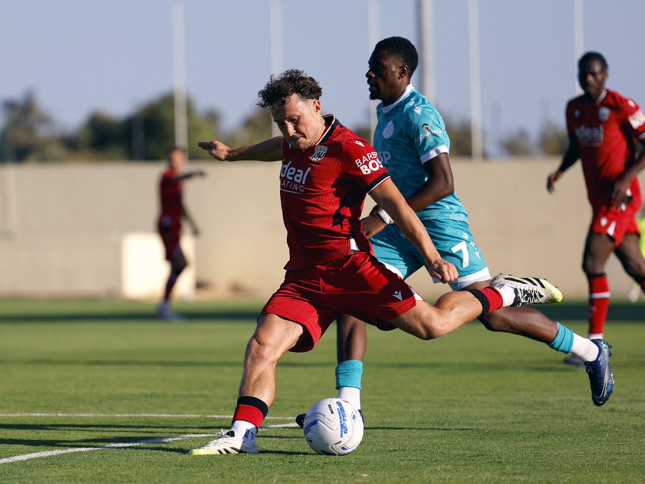 Callum Styles on the ball against Bromley