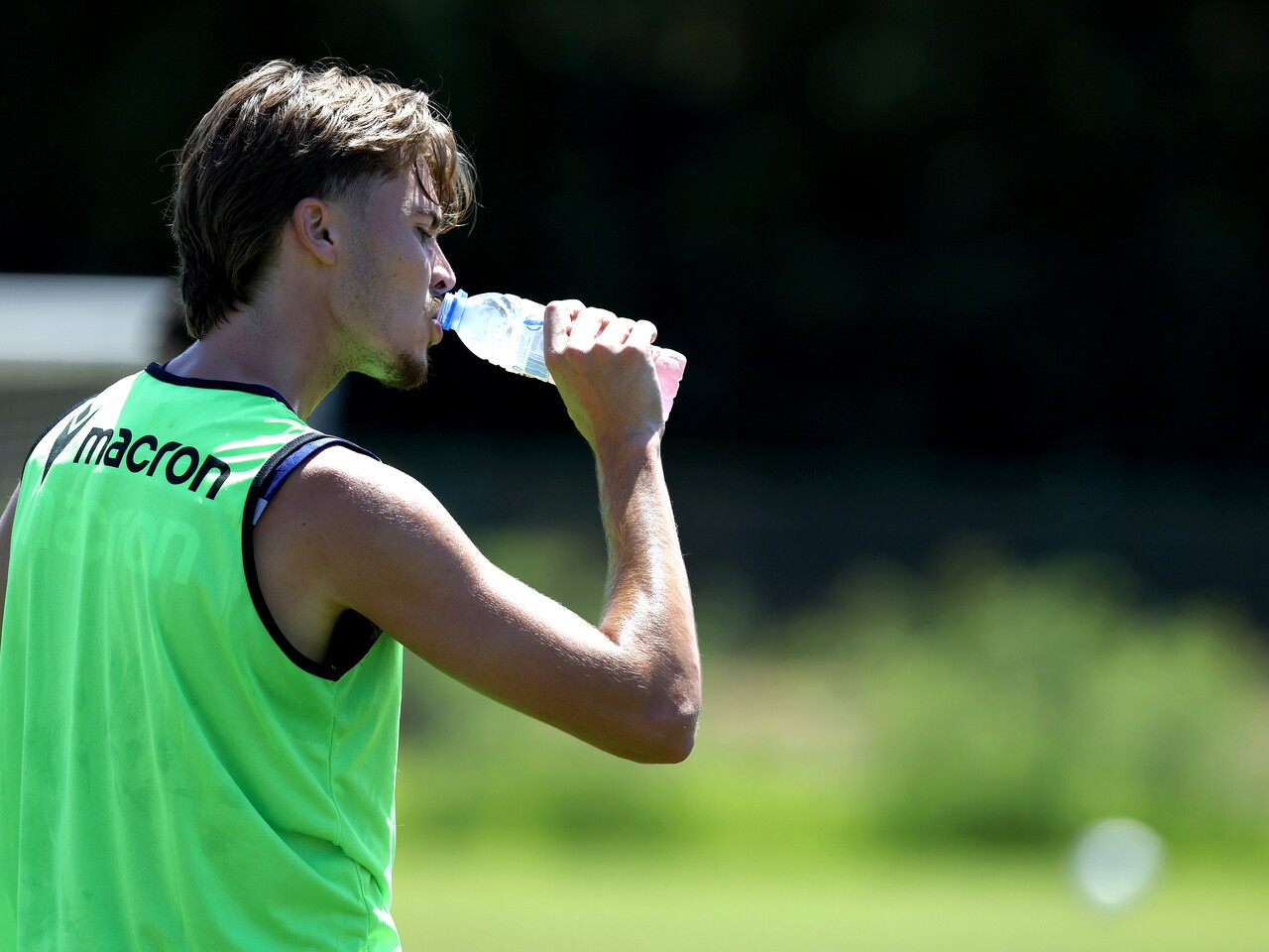 Isaac Price drinking water 