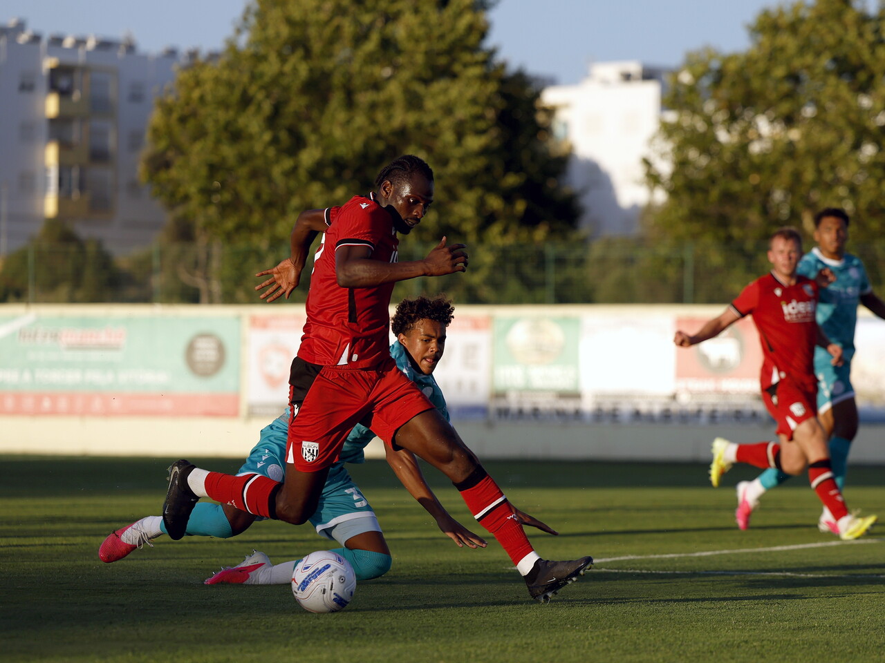 Ousmane Diakité on the ball against Bromley