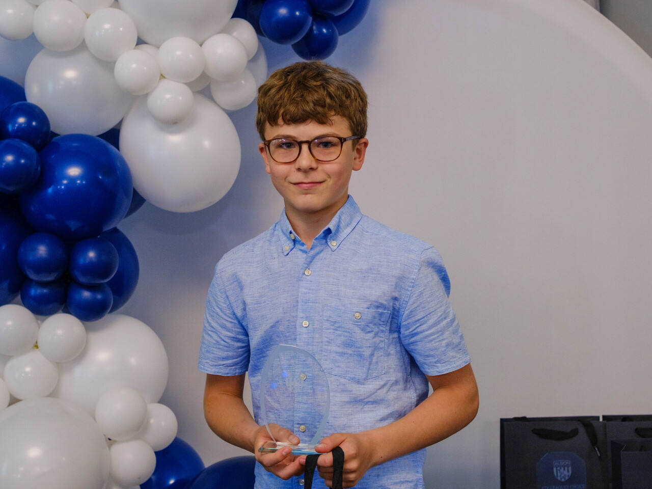 Premier Inspire to Achieve award - Nate