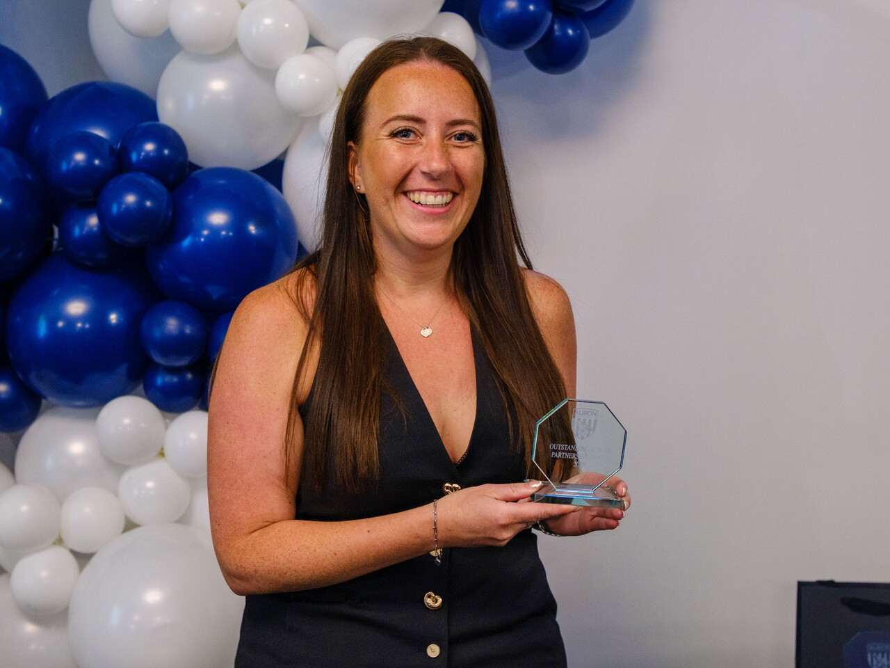 Outstanding Partnership Award for Inspires - Laura Chamberlain! 